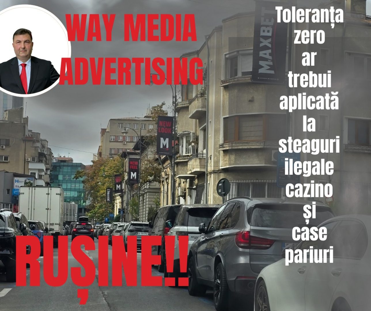 Way Advertise Production SRL: Imoralitatea publicității fără avize pe stâlpii Capitalei